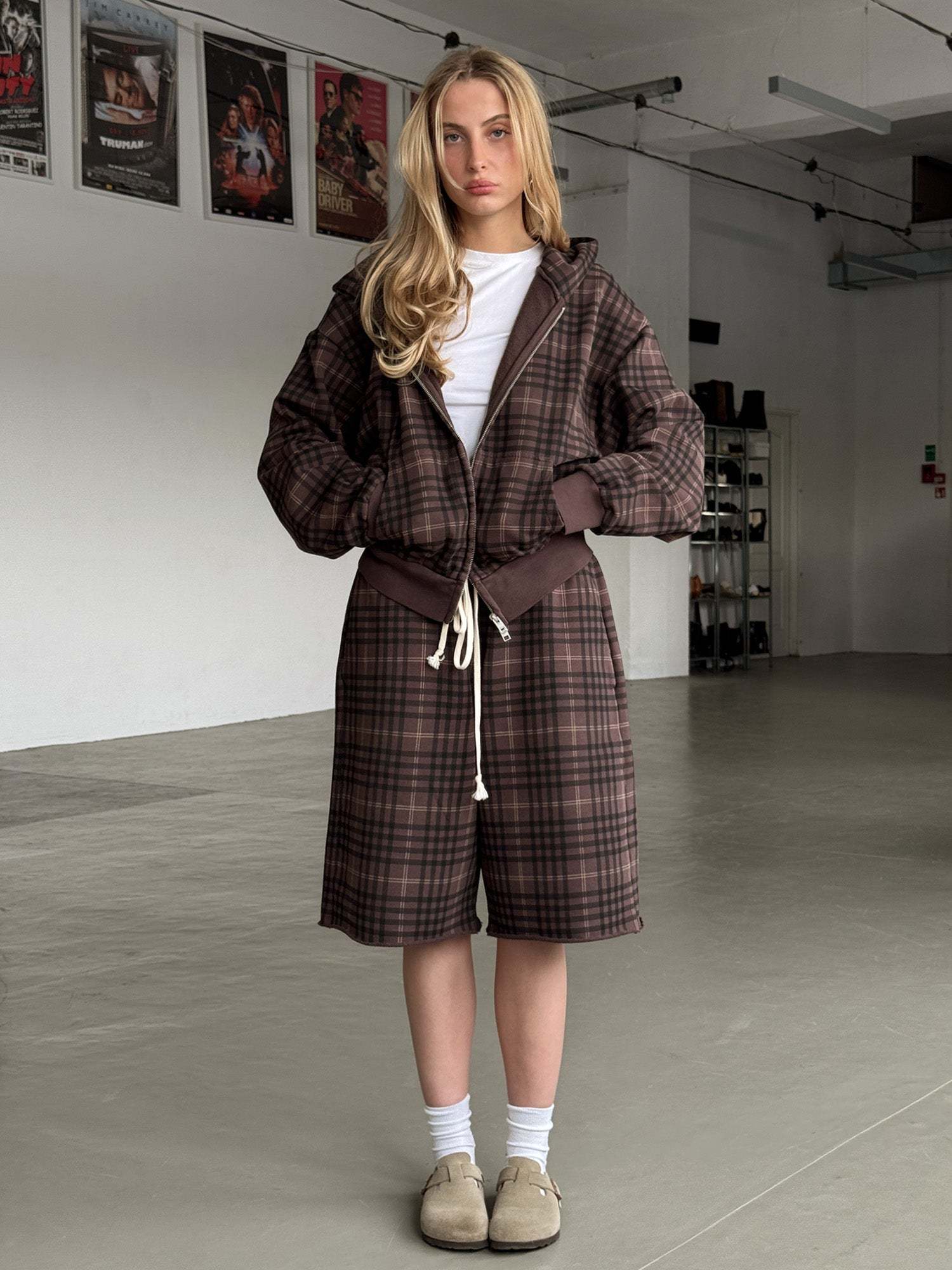 THE BLANC ZIP HOODIE - TARTAN-Fineriform