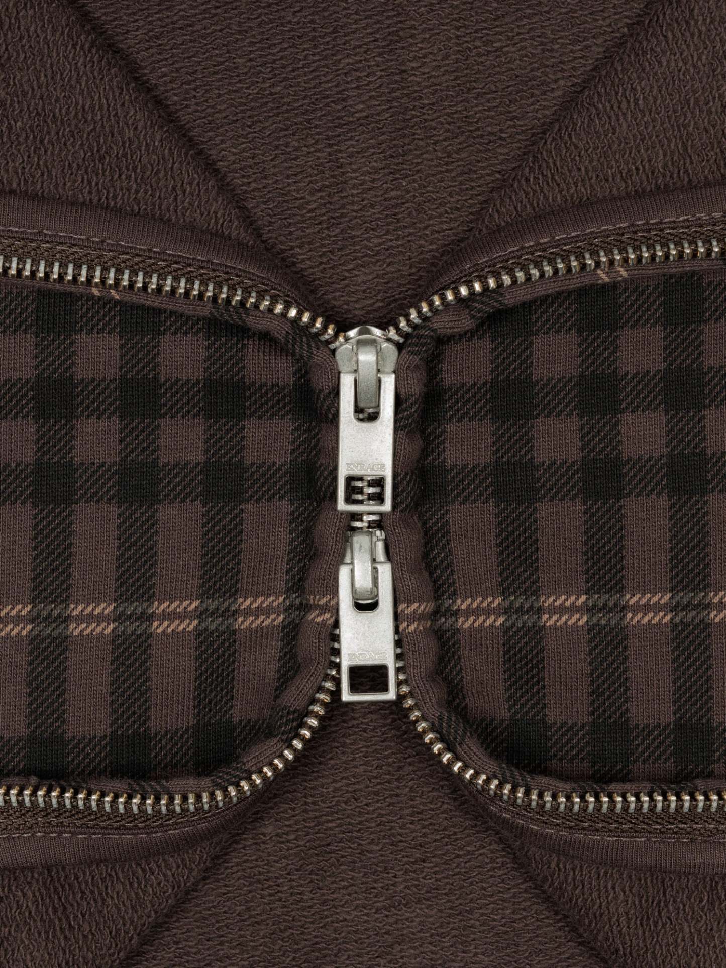 THE BLANC ZIP HOODIE - TARTAN-Fineriform