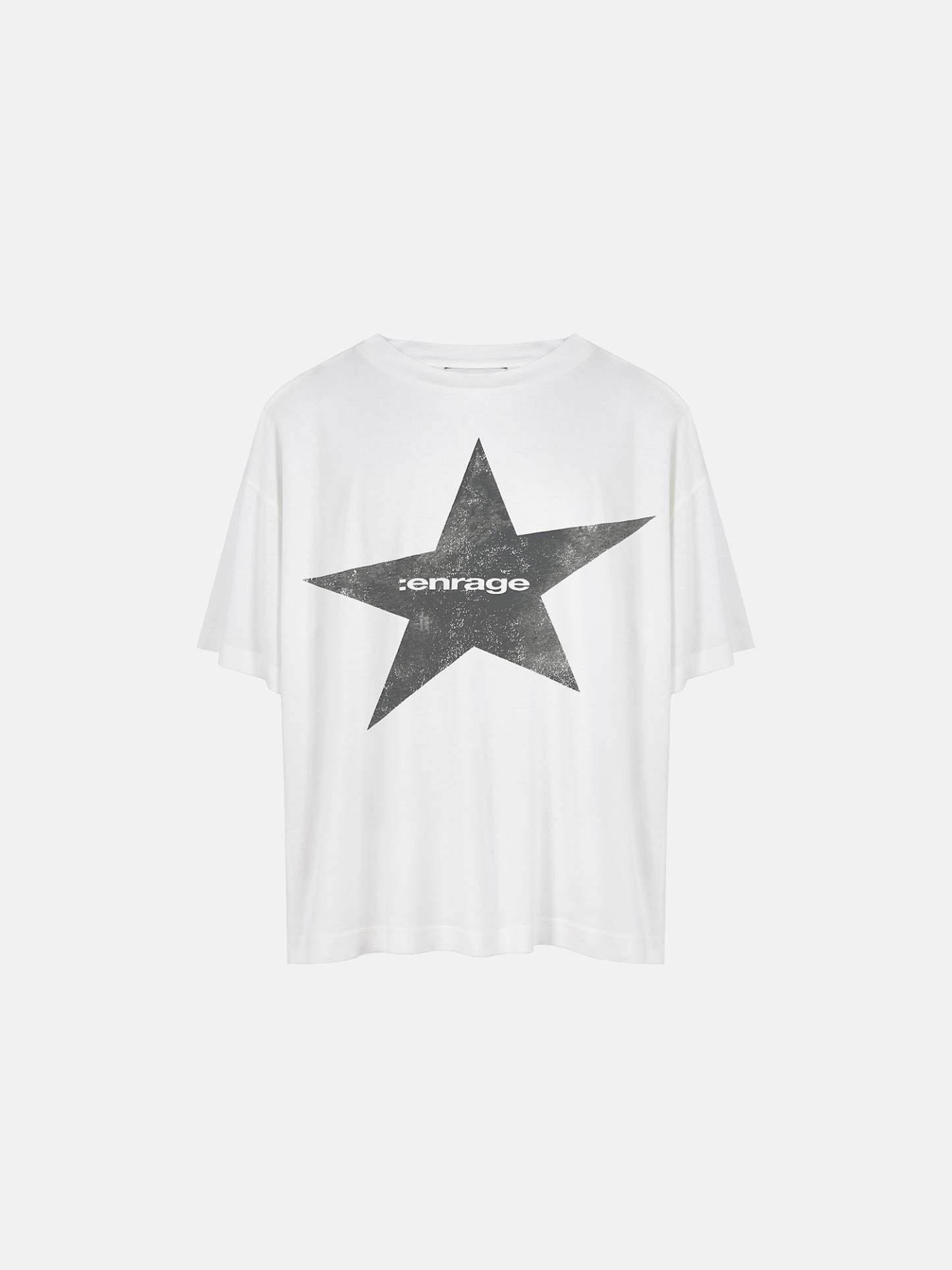 STAR TENCEL TEE - VINTAGE WHITE-Fineriform