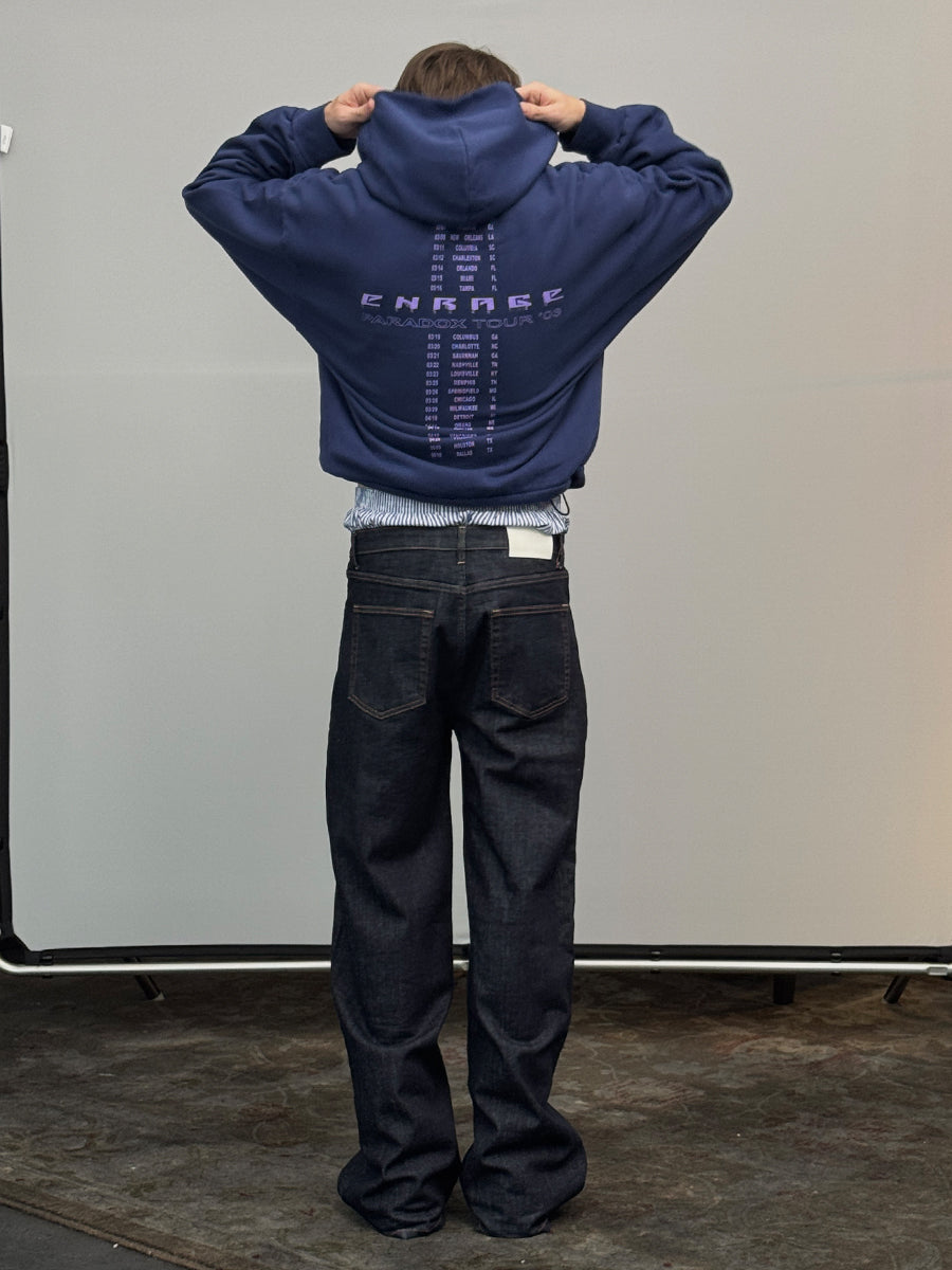 THUNDER HOODIE - VINTAGE NAVY-Fineriform