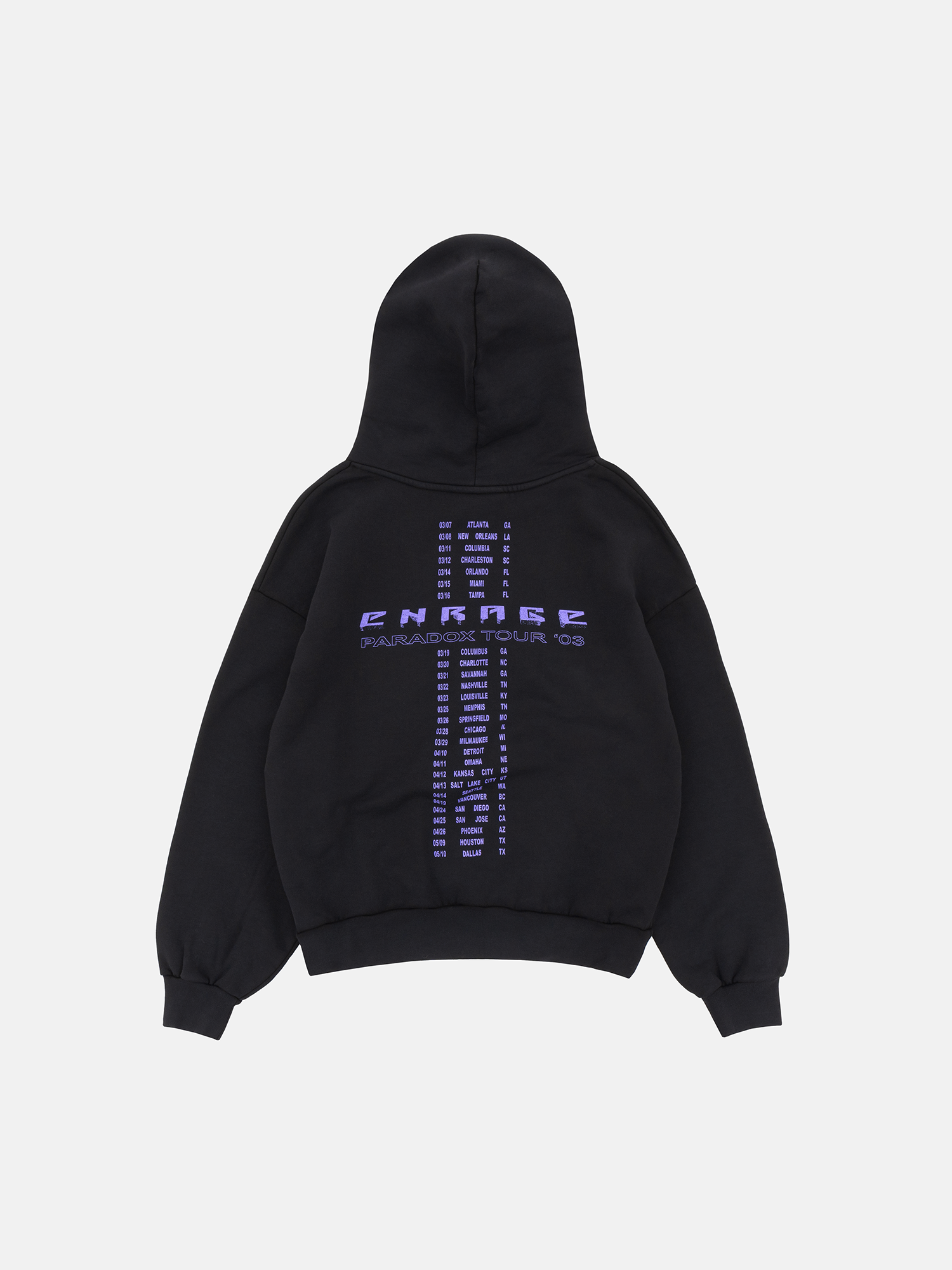 THUNDER HOODIE - VINTAGE BLACK-Fineriform