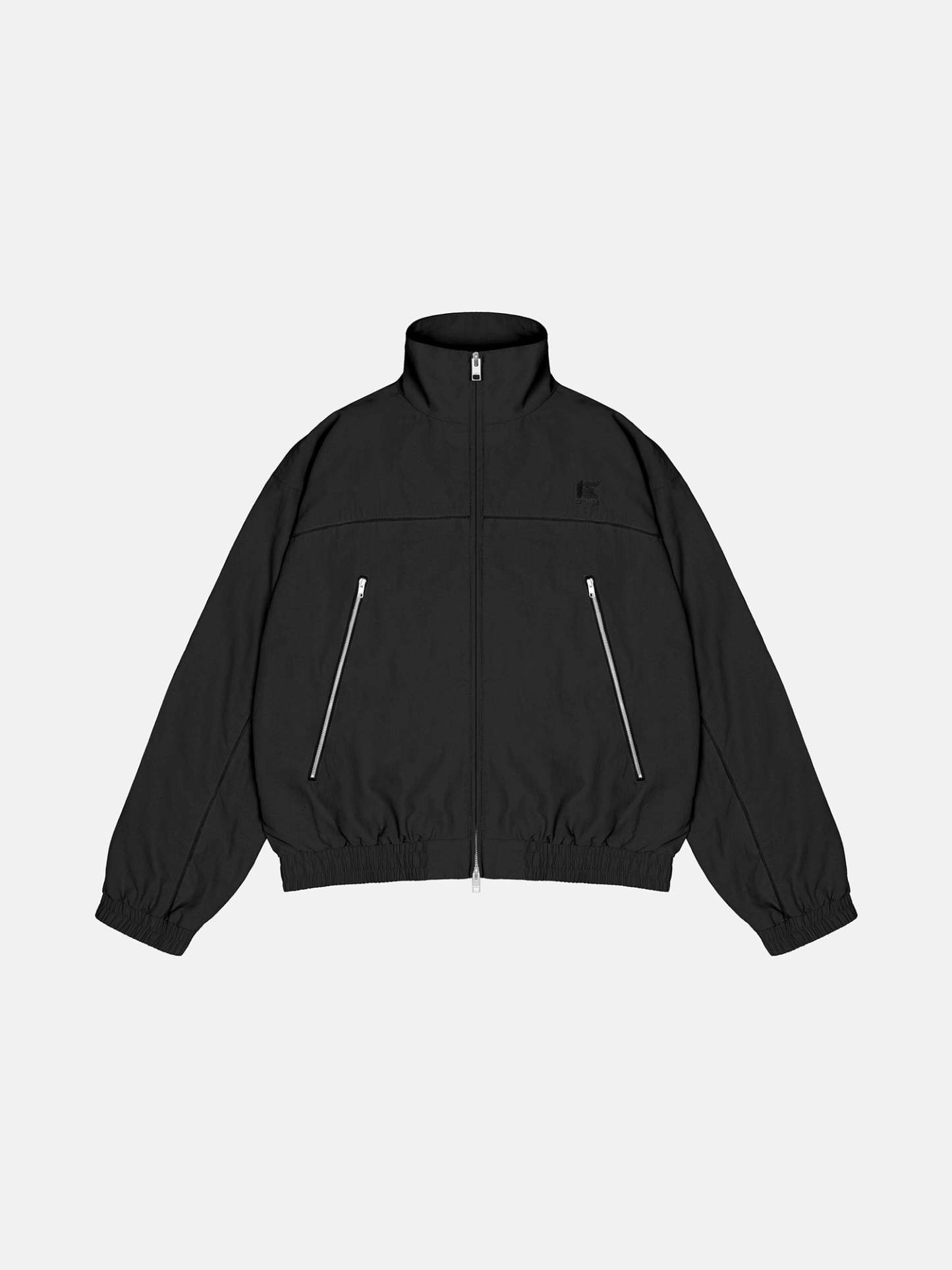 TRACKSUIT JACKET - BLACK-Fineriform