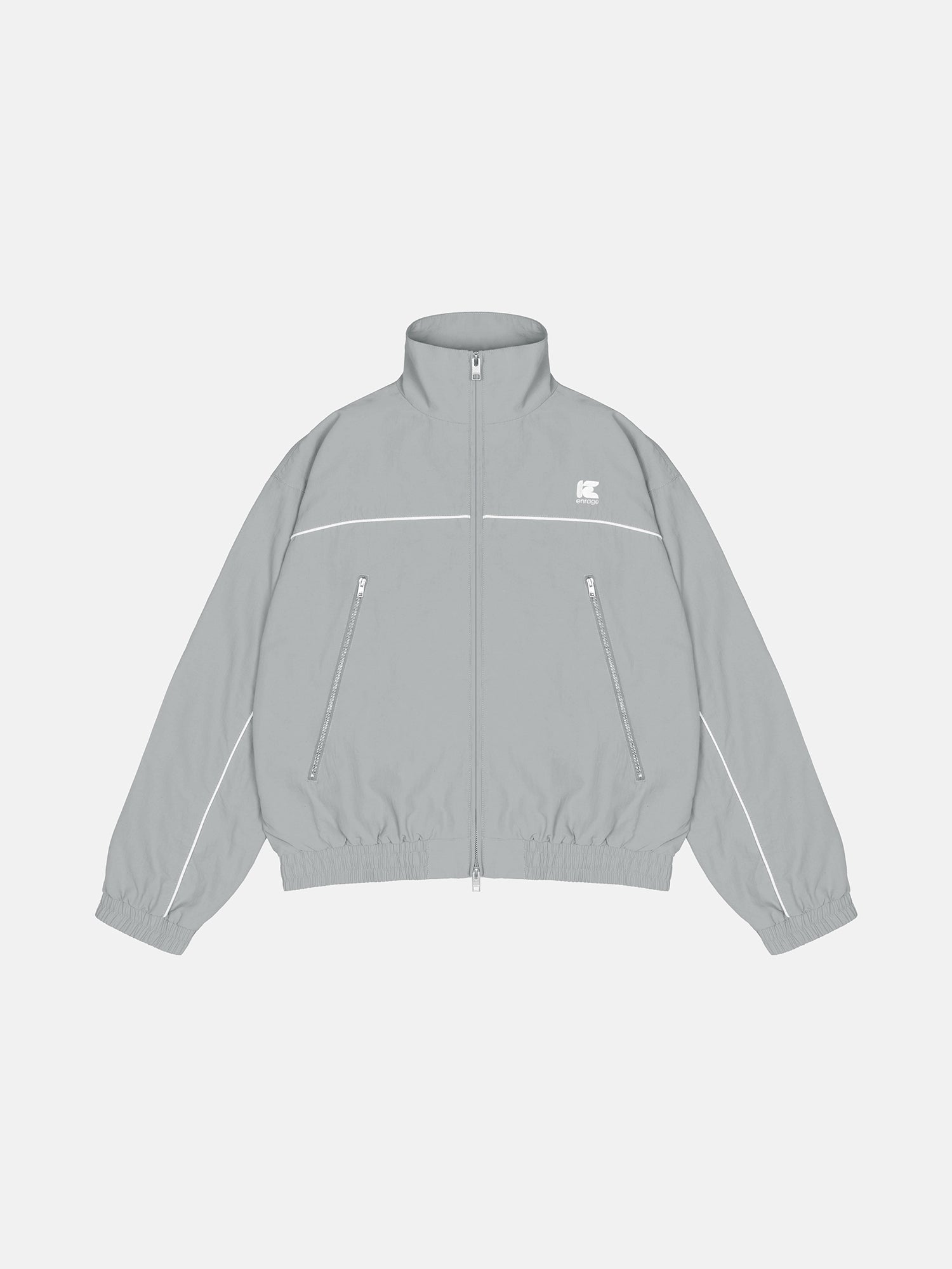 TRACKSUIT JACKET - GRAY-Fineriform