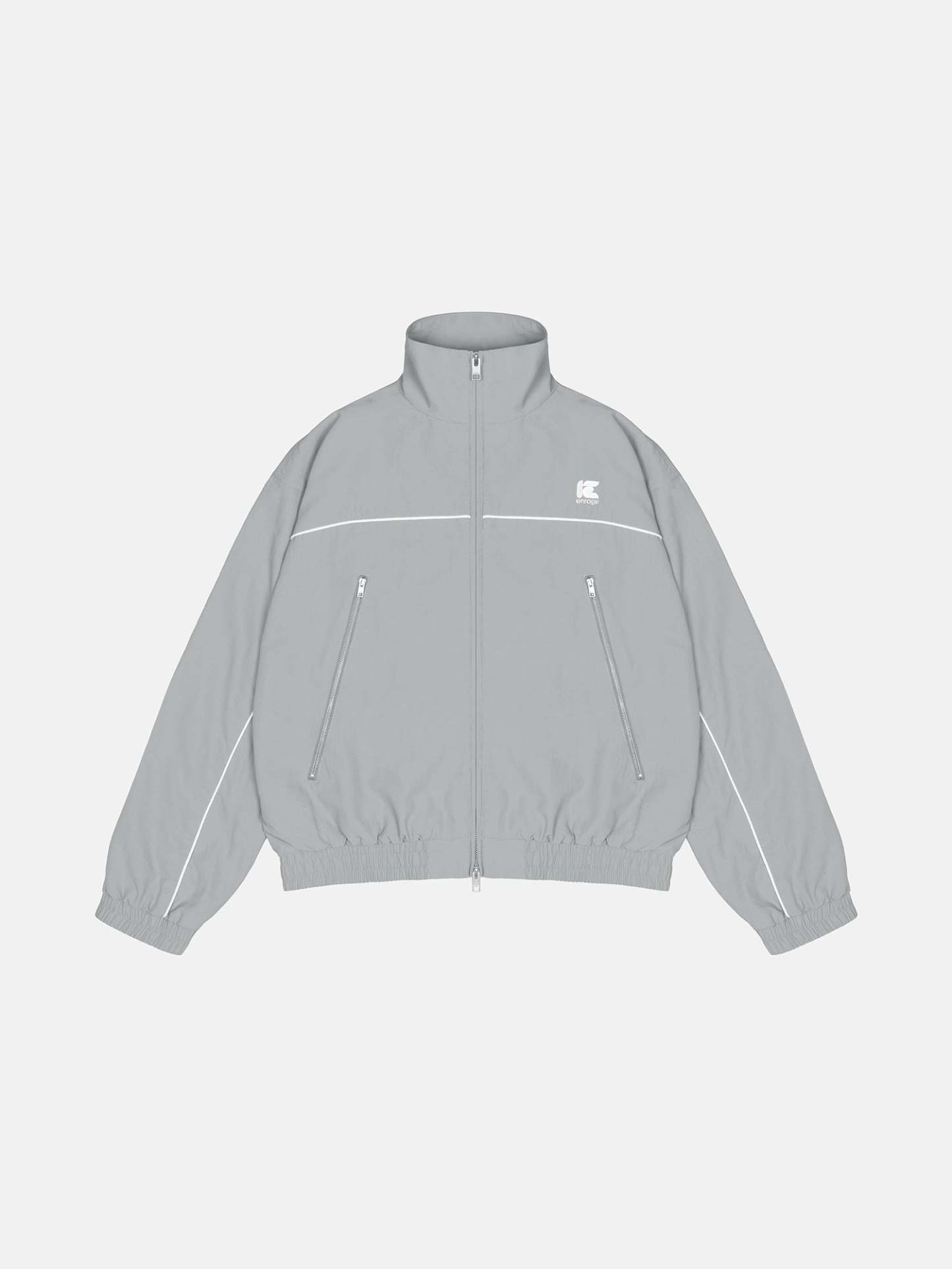 TRACKSUIT JACKET - GRAY-Fineriform