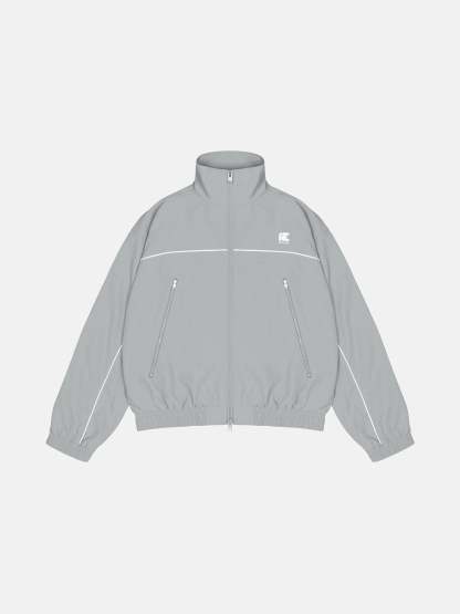TRACKSUIT JACKET - GRAY-Fineriform