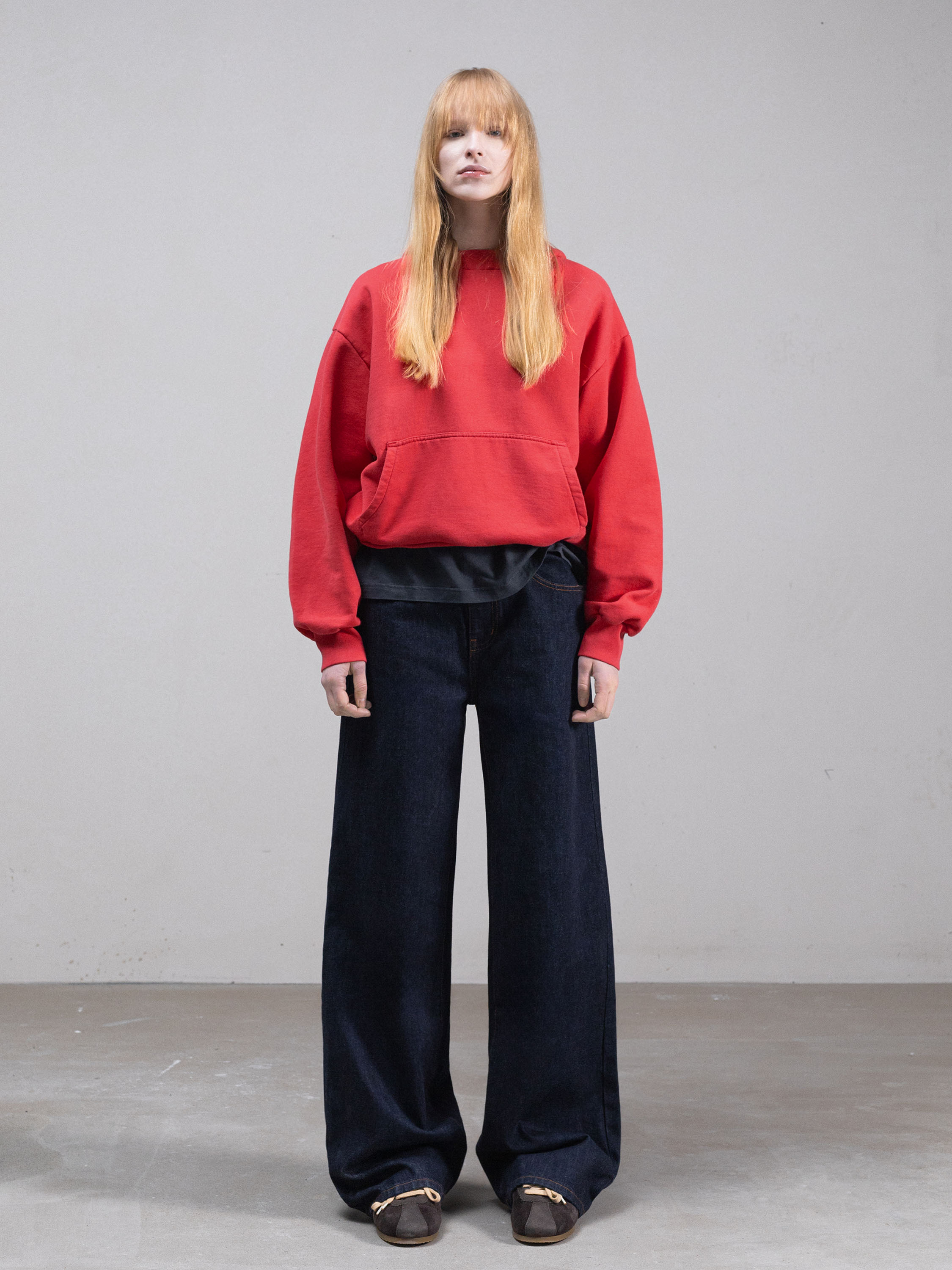 THE BLANC HOODIE - VINTAGE RED-Fineriform