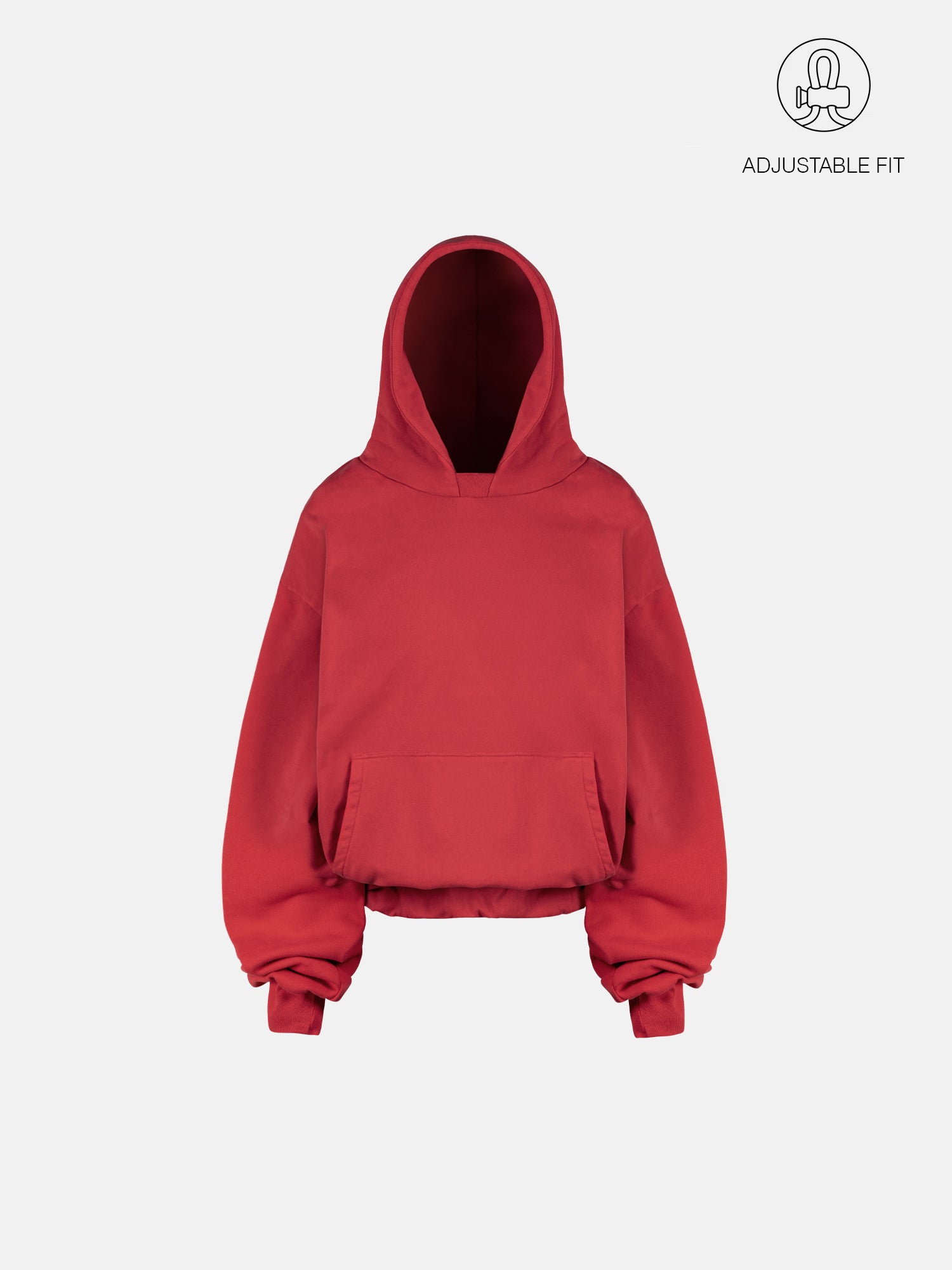 THE BLANC HOODIE - VINTAGE RED-Fineriform