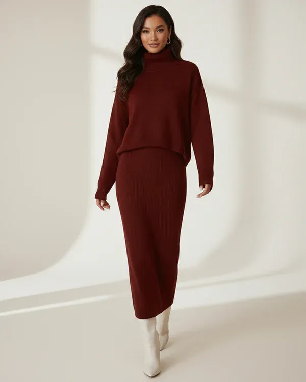 The Sculpted Knit Duo Set (BUY 2 GET 1 FREE !!!)-Fineriform