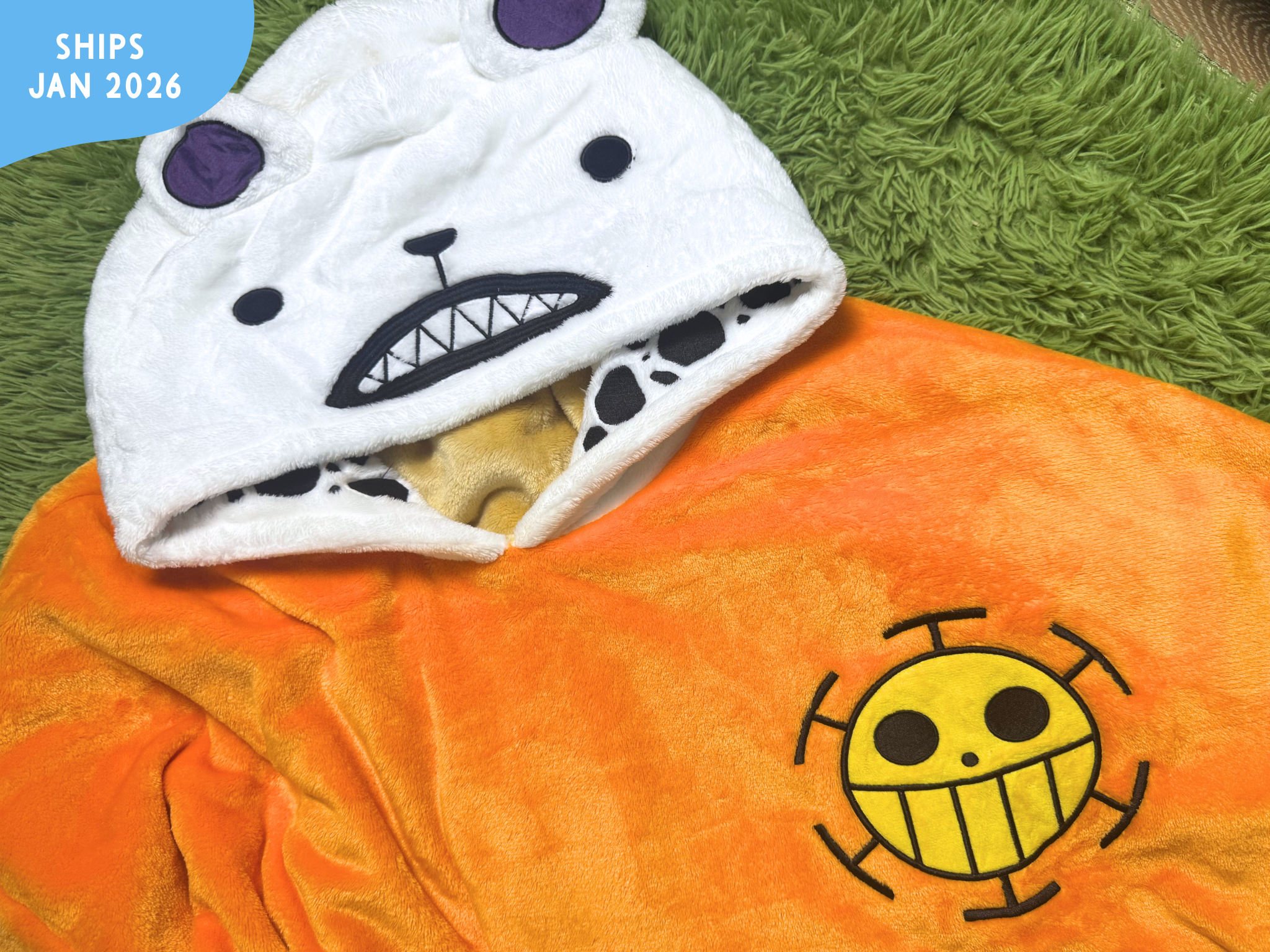 Heart Pirate Reversible Blanket Hoodie