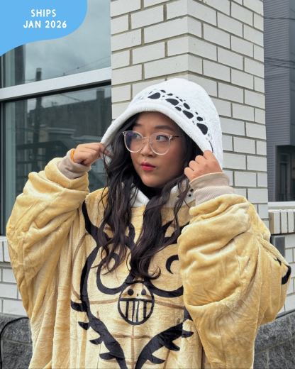 Heart Pirate Reversible Blanket Hoodie