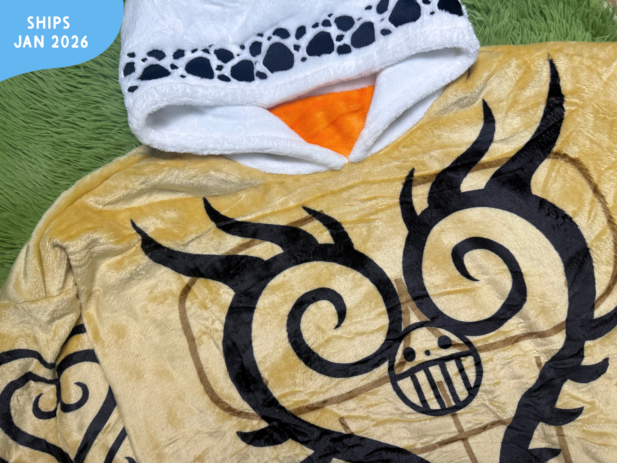 Heart Pirate Reversible Blanket Hoodie