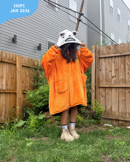 Heart Pirate Reversible Blanket Hoodie