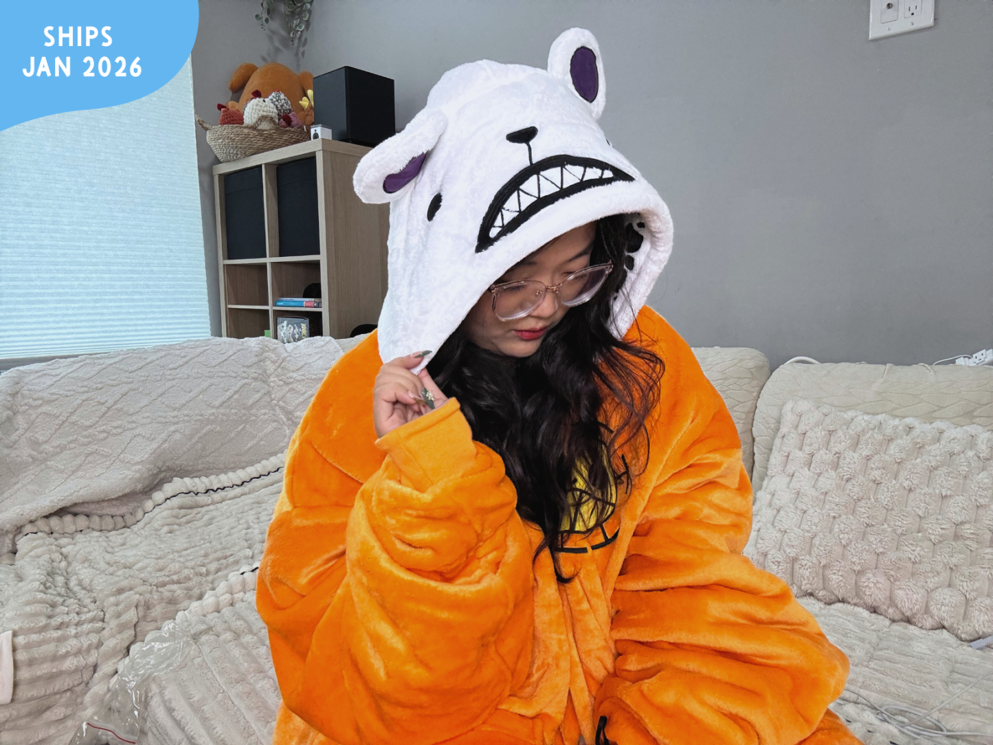 Heart Pirate Reversible Blanket Hoodie