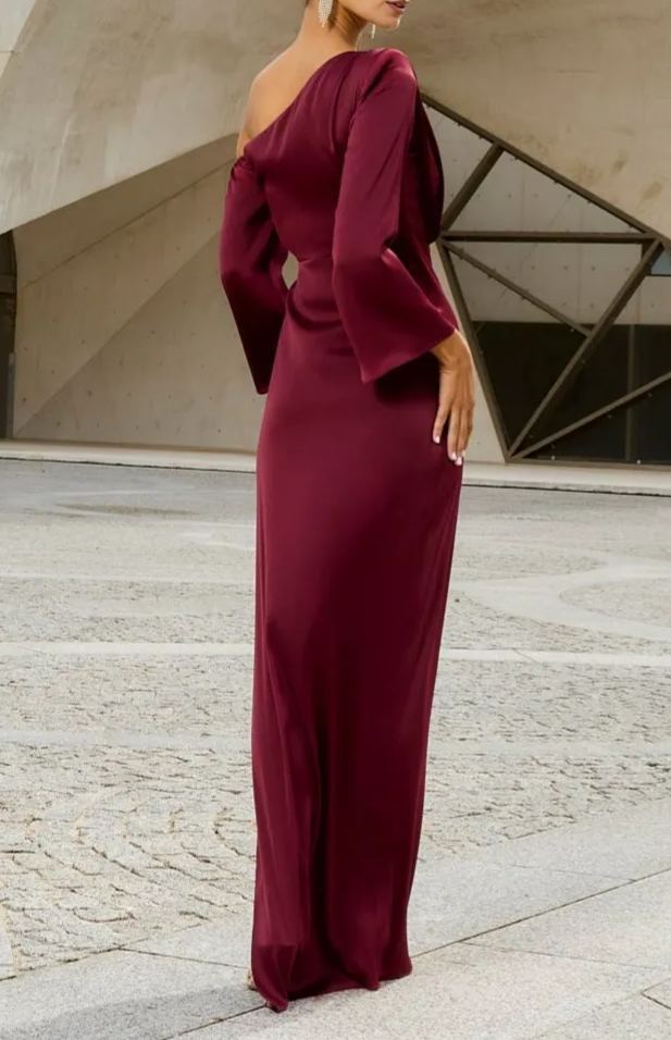 Vestido Siracusa Burdeos