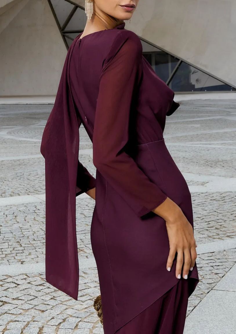 Vienna Eggplant Dress