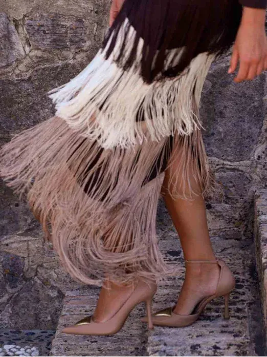 Manuela Fringe Dress