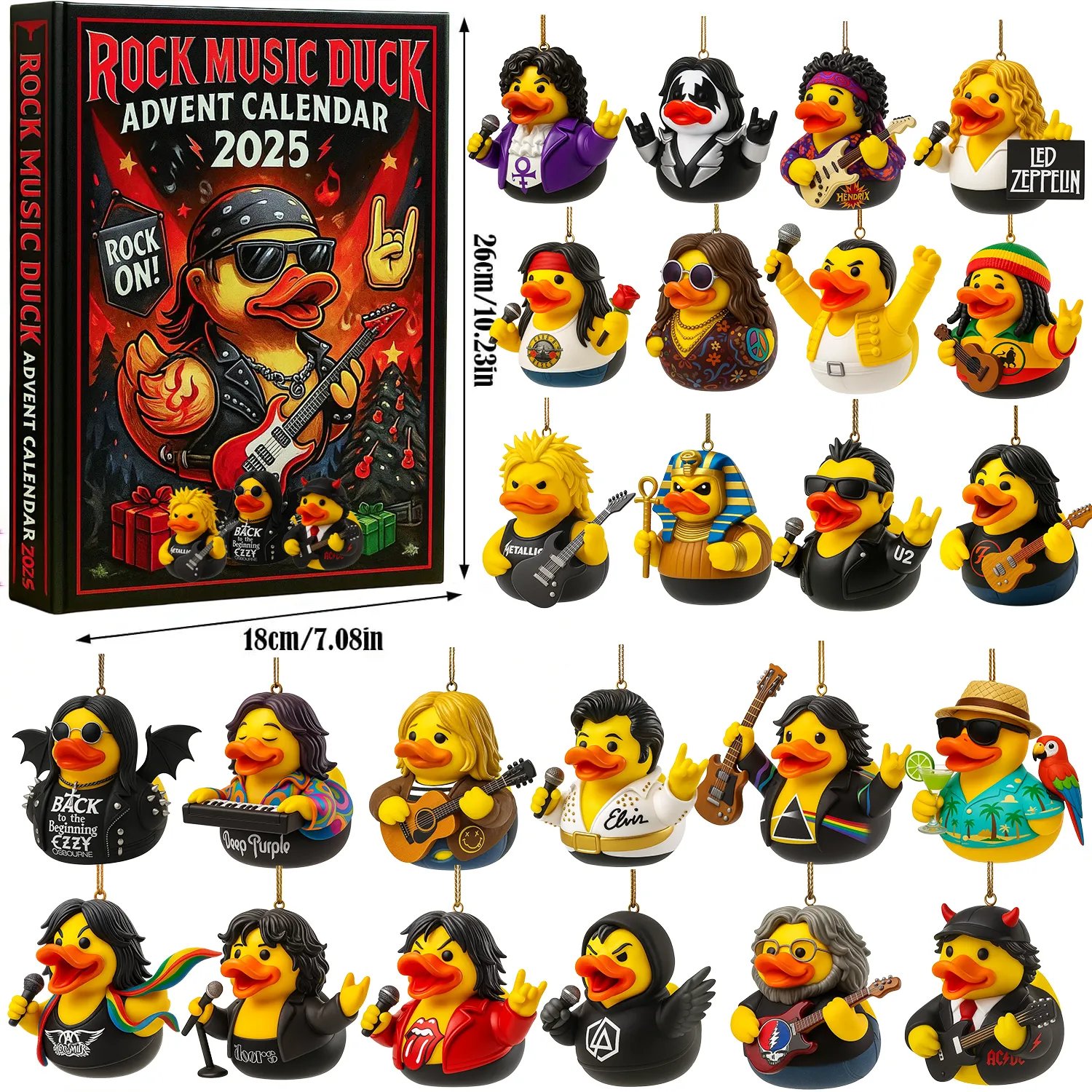 🔥24 Days * Rock Music Duck Advent Calendar 2025🦆