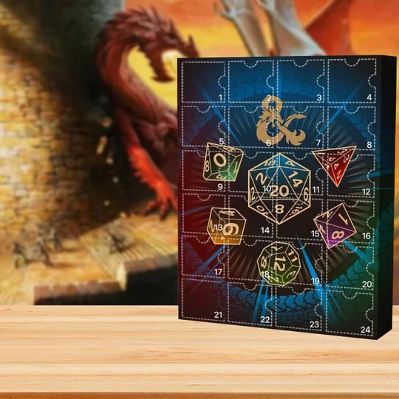 Dice Advent Calendar - 24 Polyhedron Set for DND and RPG