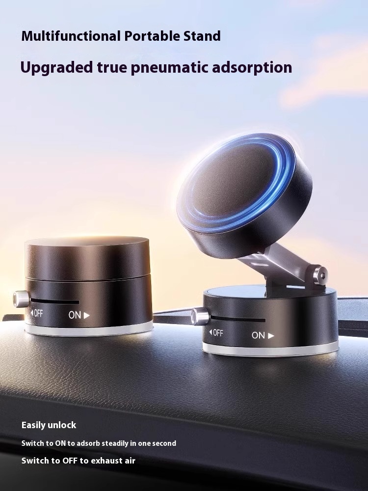 2025 new car phone holder. Folding magnetic suction cup fixed