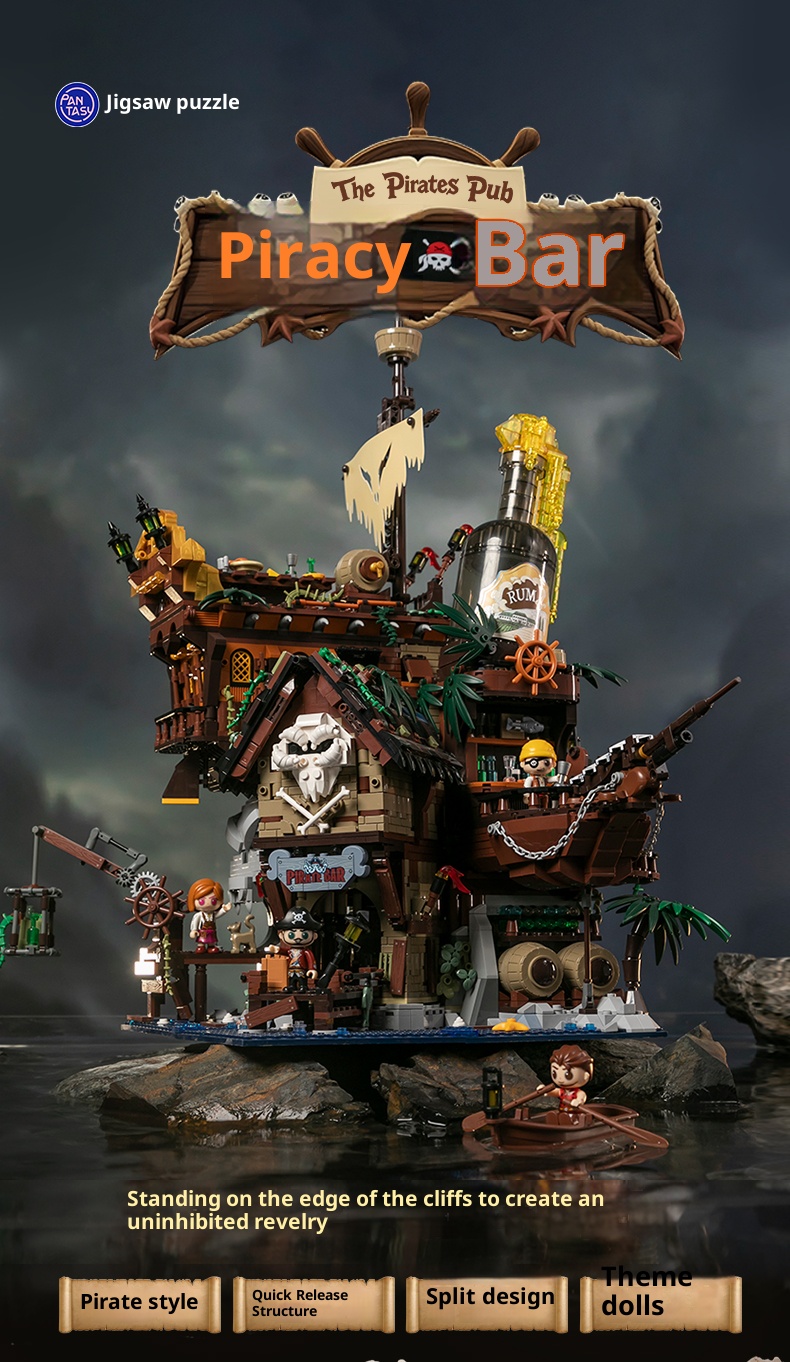 Pirate bar puzzle model