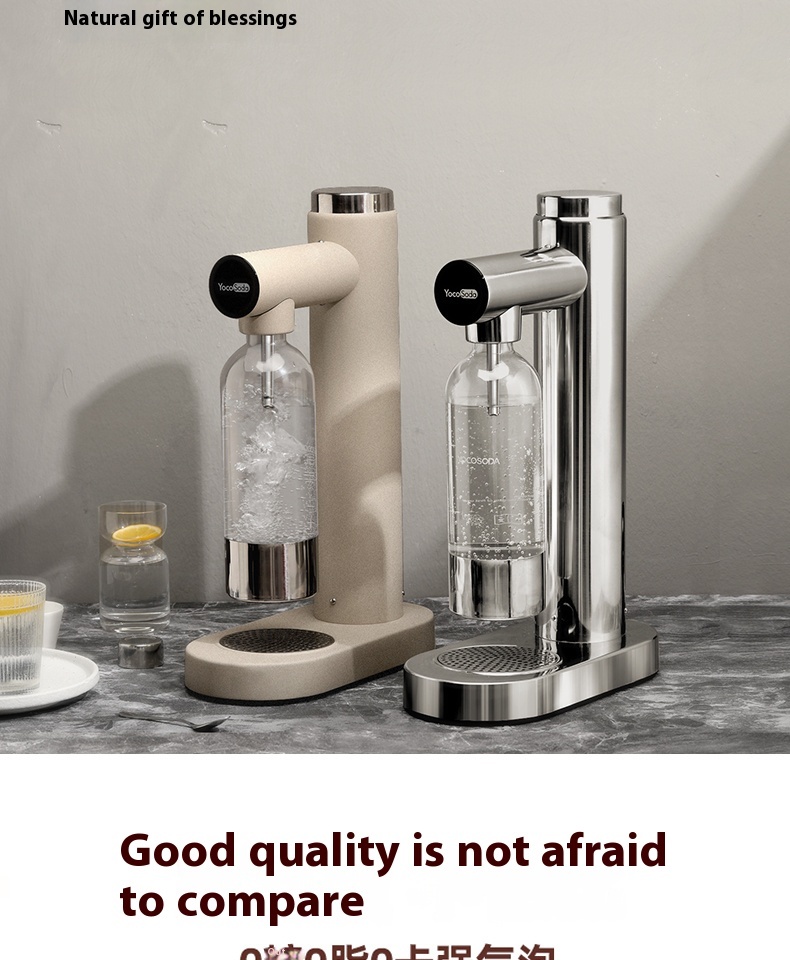 Home bubble water, soda water, carbonated water, beverage bubble machine