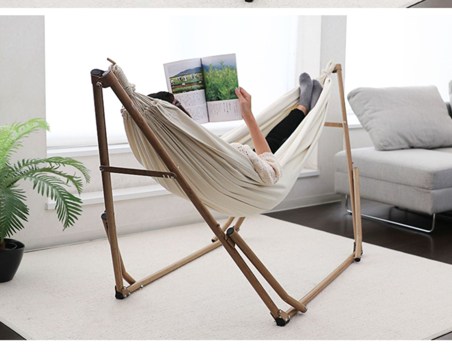 Outdoor hammock, professional field camping, anti rollover, single person camping, swing, hanging chair