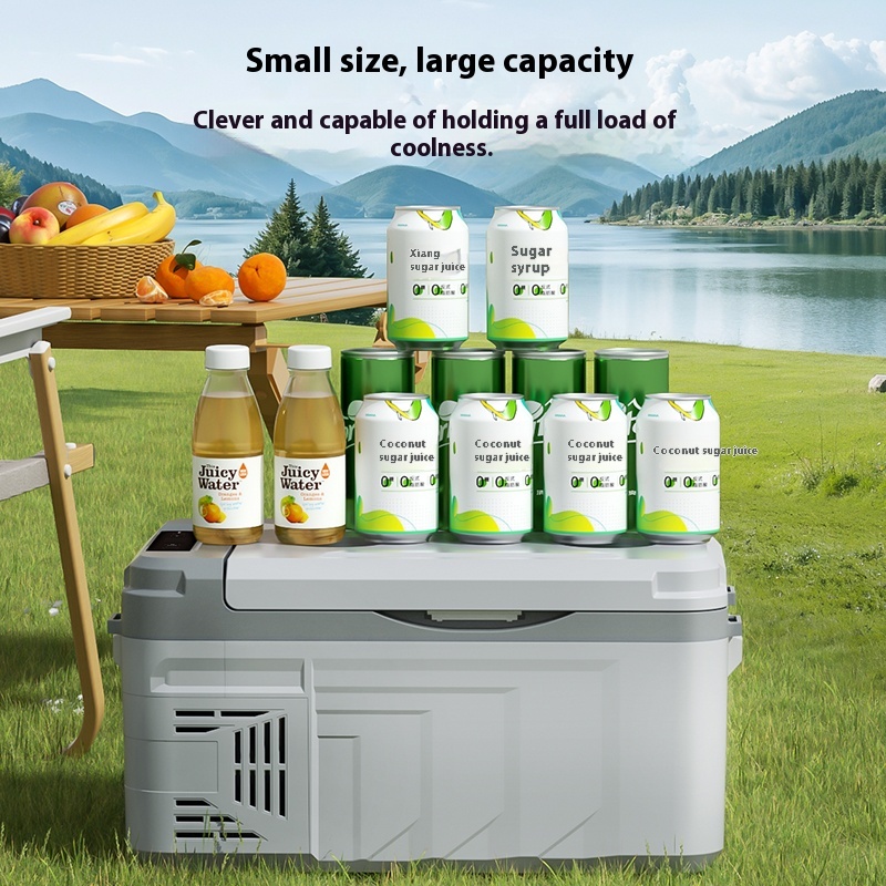 Midea car refrigerator, truck, household car outdoor dedicated