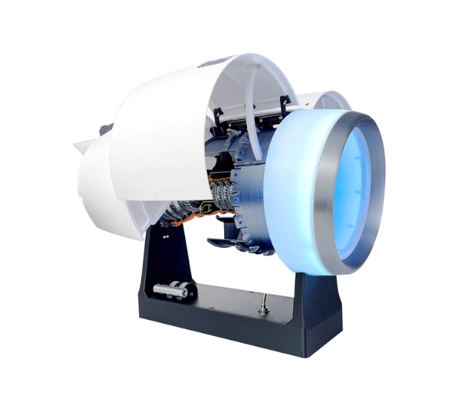 Simulated aircraft engines, turbine engine models that can be started, birthday gifts