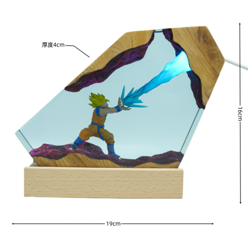 Gogisla desktop ornament, decorative night light, birthday gift