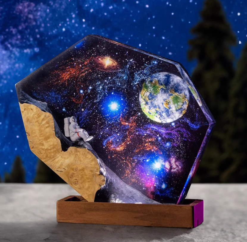 Resin anime night light, bedside lamp atmosphere light, birthday gift