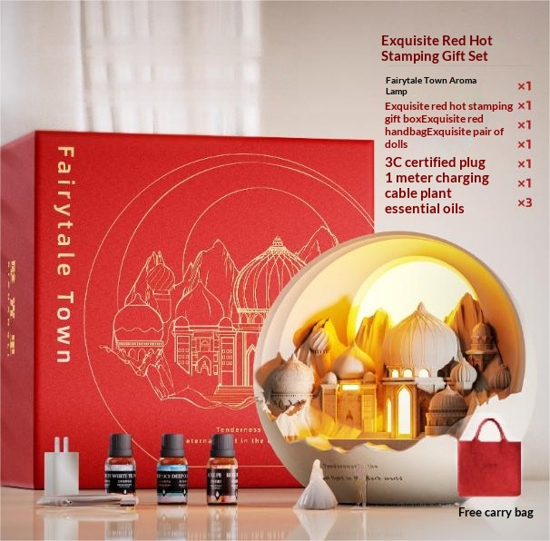 Molten aromatherapy lamp, timed atmosphere decoration table lamp, high-end wedding gift