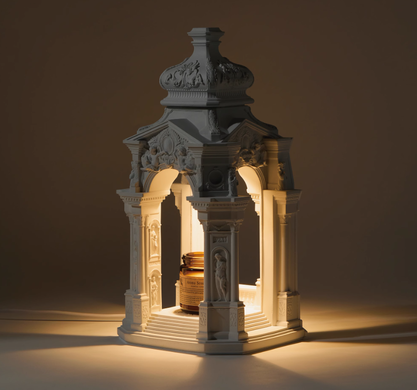 Molten aromatherapy lamp, timed atmosphere decoration table lamp, high-end wedding gift