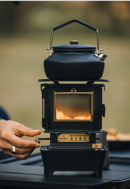 Thousand Wind Outdoor Kerosene Stove, Observation Stove Lamp, Retro Camping Atmosphere Lamp Stove Dual purpose