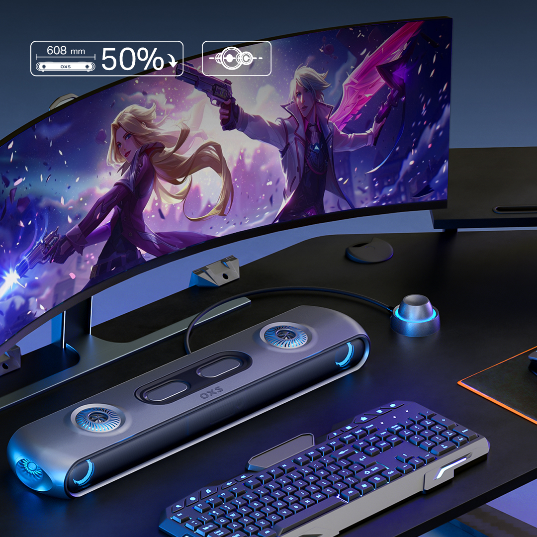 Panoramic space Cinema level e-sports game audio, desktop sound master, computer speaker