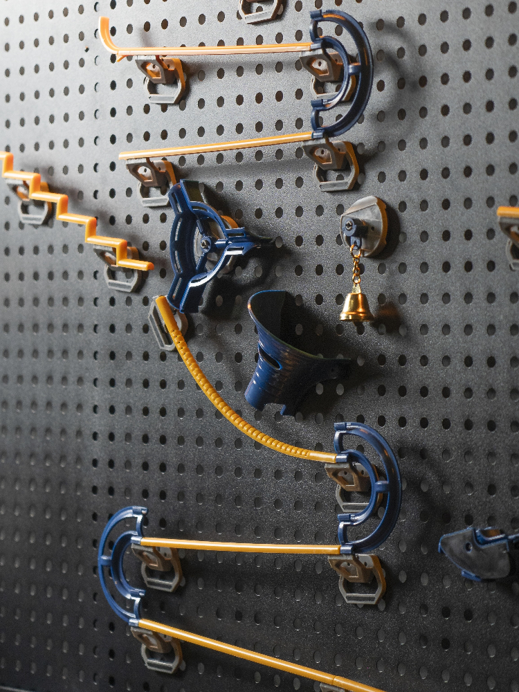 Ball track assembled building blocks, refrigerator magnet, wall roller coaster, boy's gift