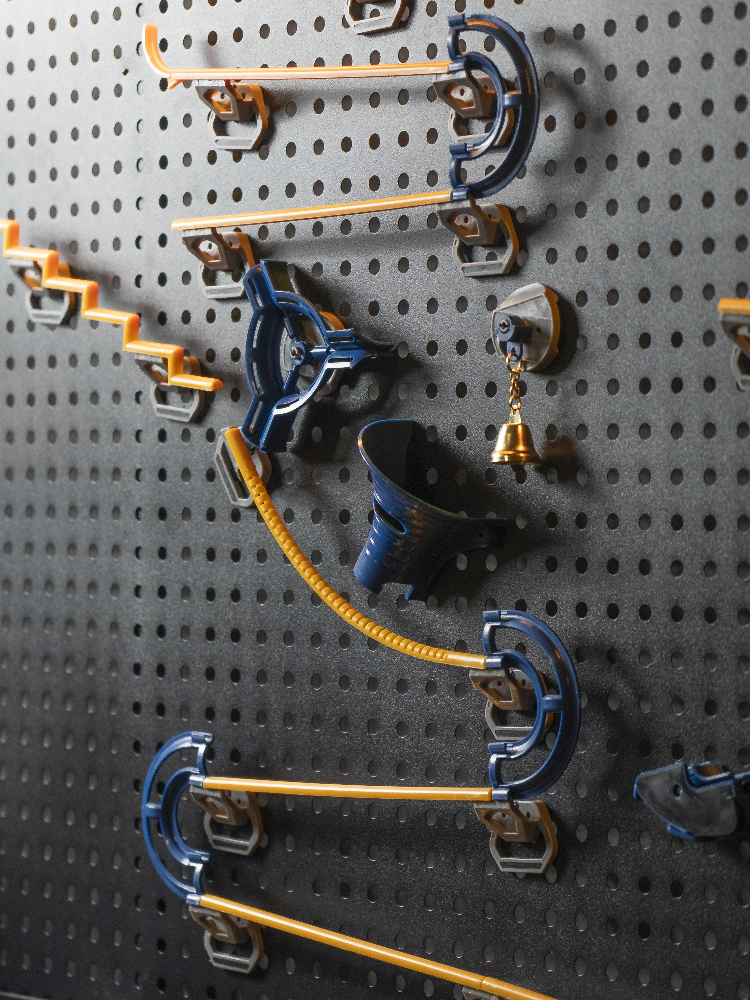 Ball track assembled building blocks, refrigerator magnet, wall roller coaster, boy's gift