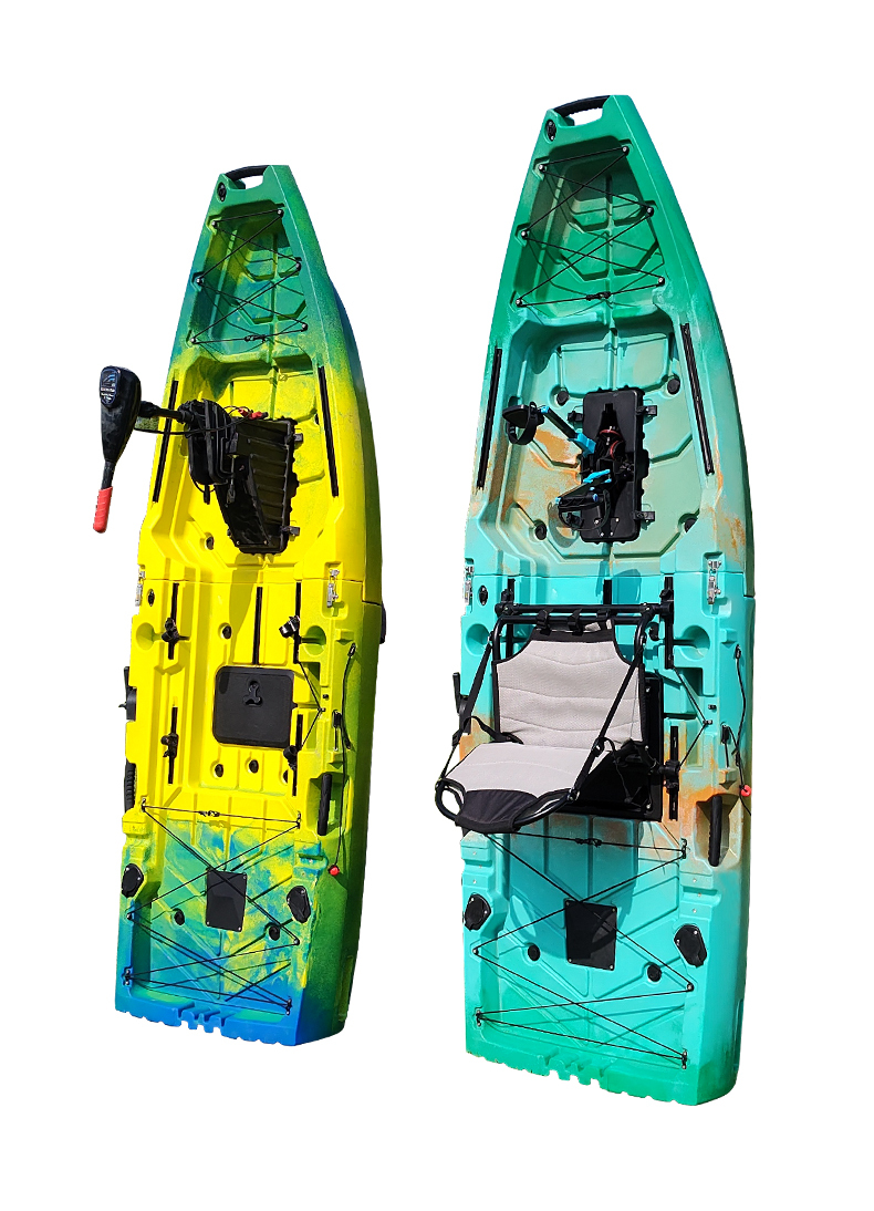 Splicing thickened kayaks, single and double seater loafers, fishing boats, assault boats