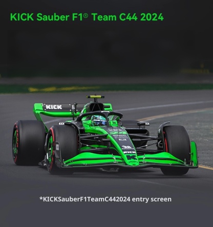 F1 racing Sauber team, adult building blocks, model ornaments, boys' gifts