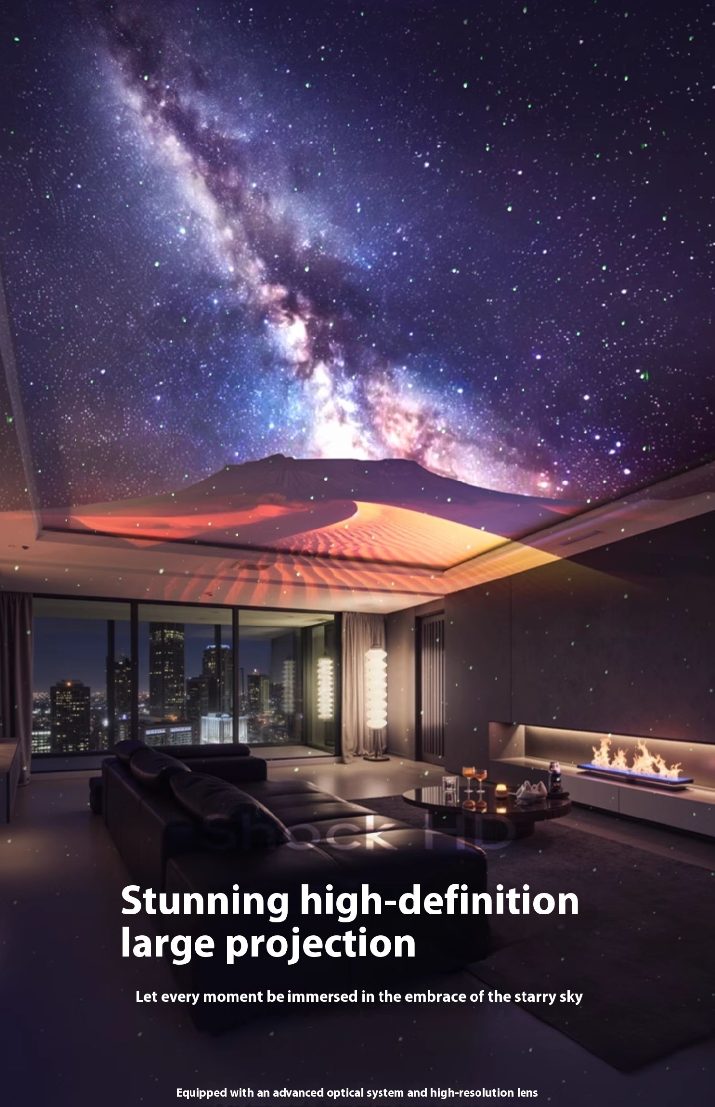 2025 new model, starry sky projection light, 3D dynamic starry sky night light, romantic gift for bedroom and room