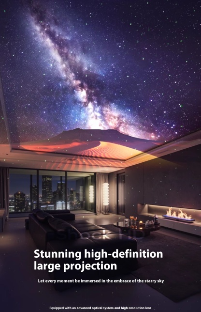 2025 new model, starry sky projection light, 3D dynamic starry sky night light, romantic gift for bedroom and room