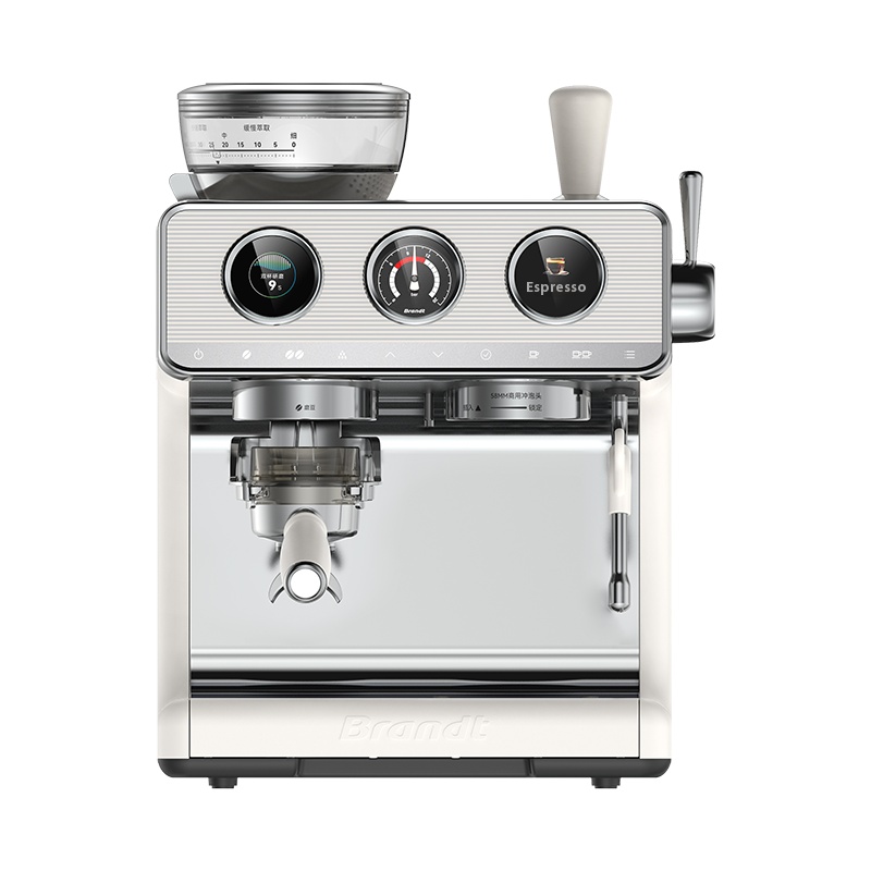 Brandt household small Italian semi-automatic grinding integrated coffee machine