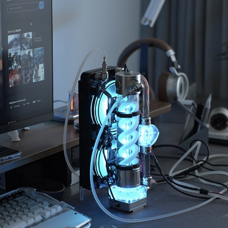 Apple phones ipad、 Mobile phone, water-cooled, semiconductor refrigeration magnetic radiator