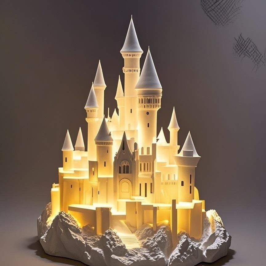 2025 New Castle Night Light, Desk Lamp