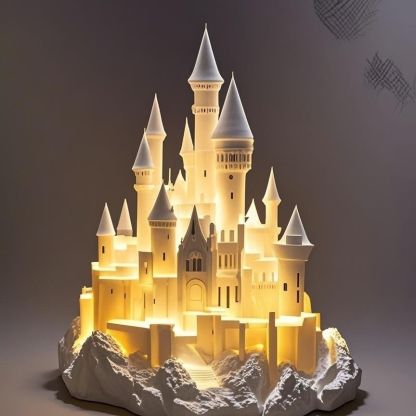 2025 New Castle Night Light, Desk Lamp