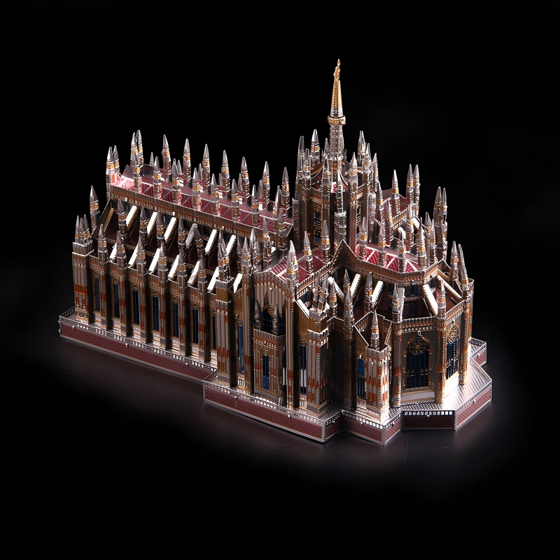 3D metal puzzle, world-renowned architecture, high difficulty puzzle
