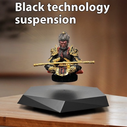 Maglev Black Mythical Wukong, Night Light Bluetooth Speaker, Birthday Gift