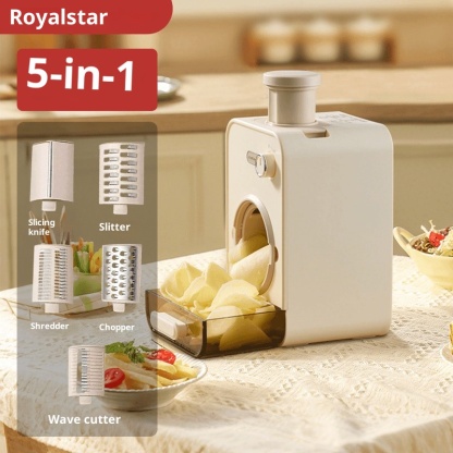 Electric household multifunctional fully automatic vegetable slicer