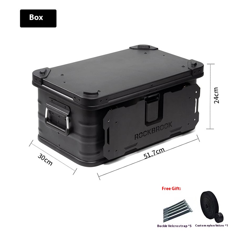 Aluminum magnesium alloy outdoor camping storage box, camping coffee box trunk, rear modification box