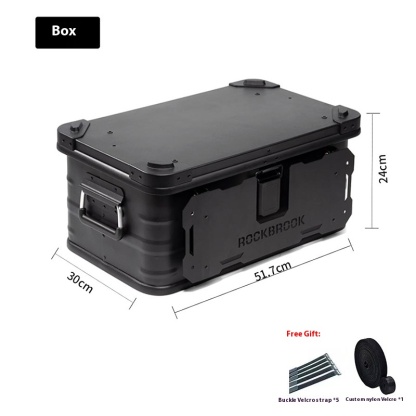 Aluminum magnesium alloy outdoor camping storage box, camping coffee box trunk, rear modification box