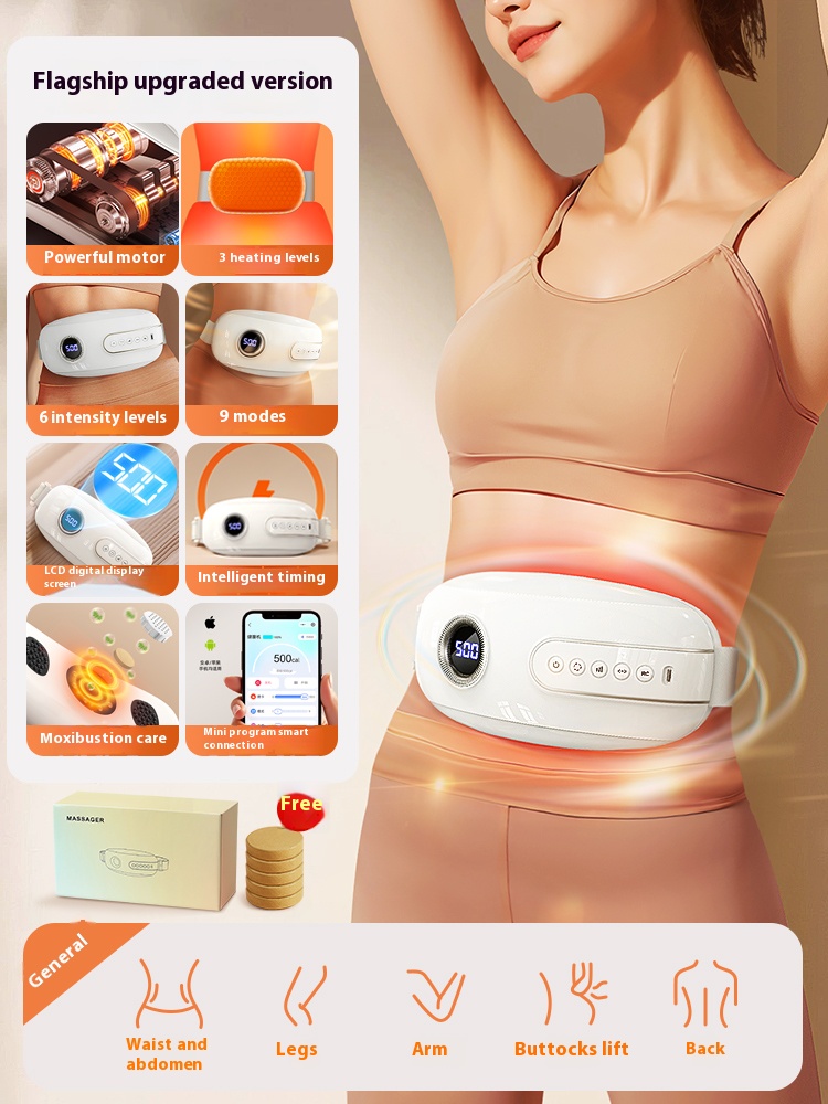 Lazy person's slimming and waist shaping device for weight loss